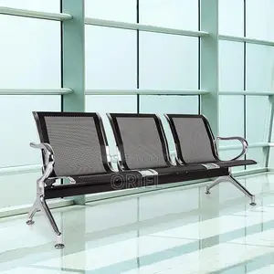 Office Waiting Reception Bench : 3-Link Metallic Any Office Bench
