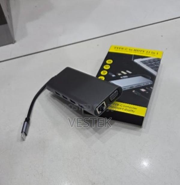 Type C 11in 1 Usb Hub for Hdmi Vga Lan Sd Card Usb