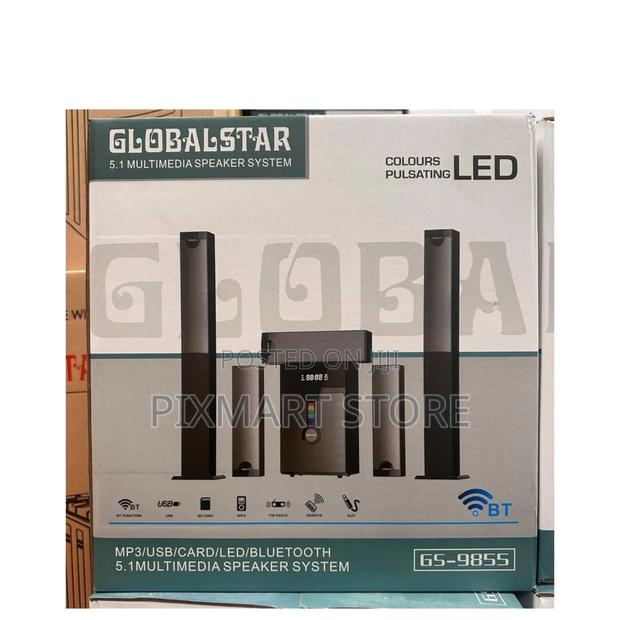 Globalstar 5.1 Surround Sound System – Bluetooth, Usb, Fm Leds - main view
