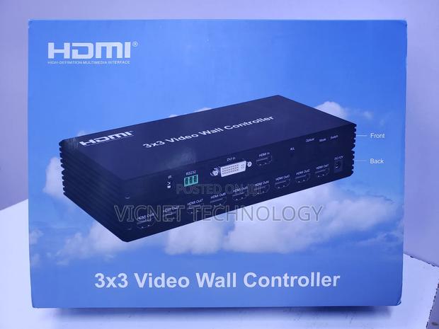 9 Tv Screens 3×3 Hdmi Video Wall Controller