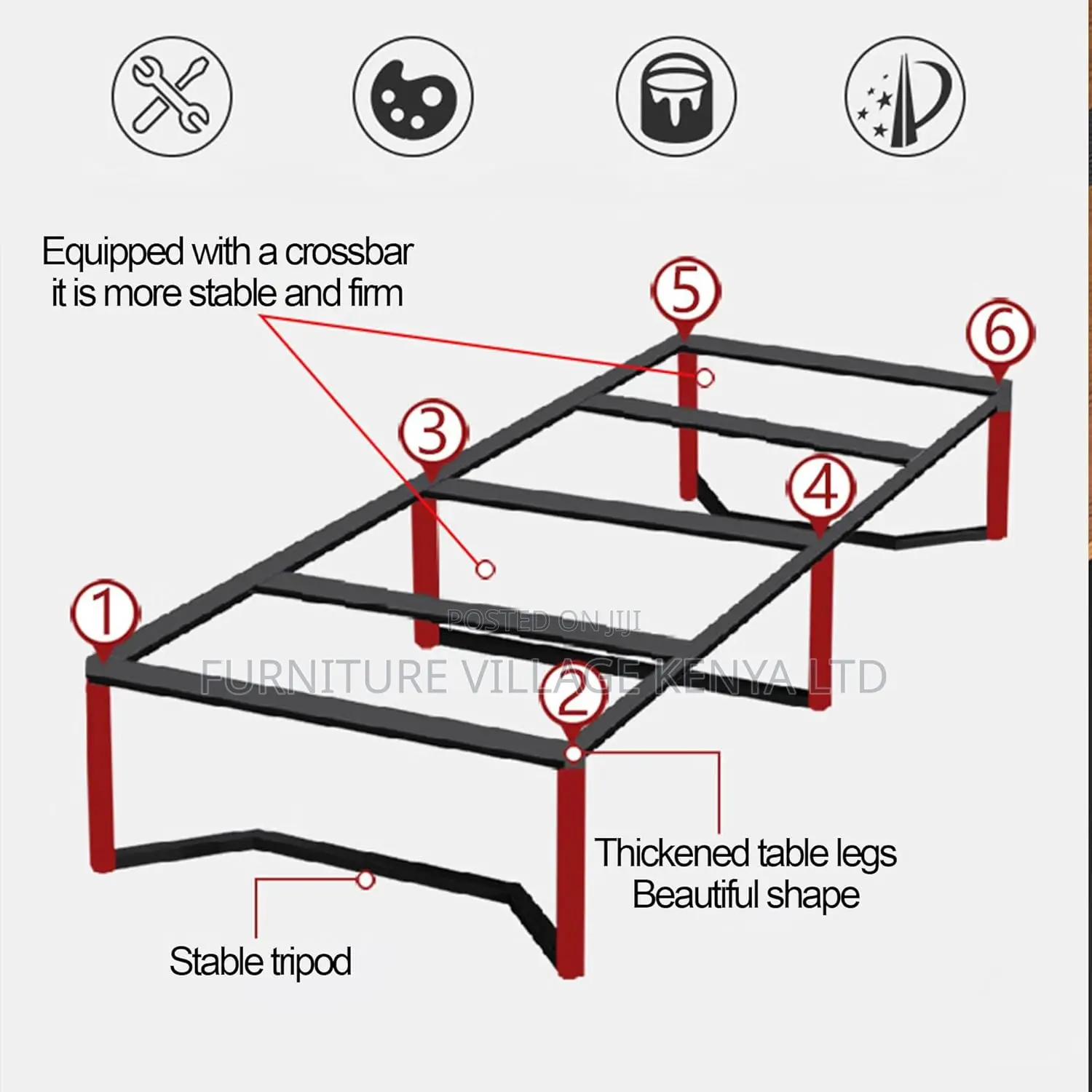 240cm Rectangular Meeting Desk, For Office Room Seminar Training Desk