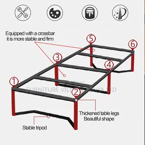 240cm Rectangular Meeting Desk, For Office Room Seminar Training Desk