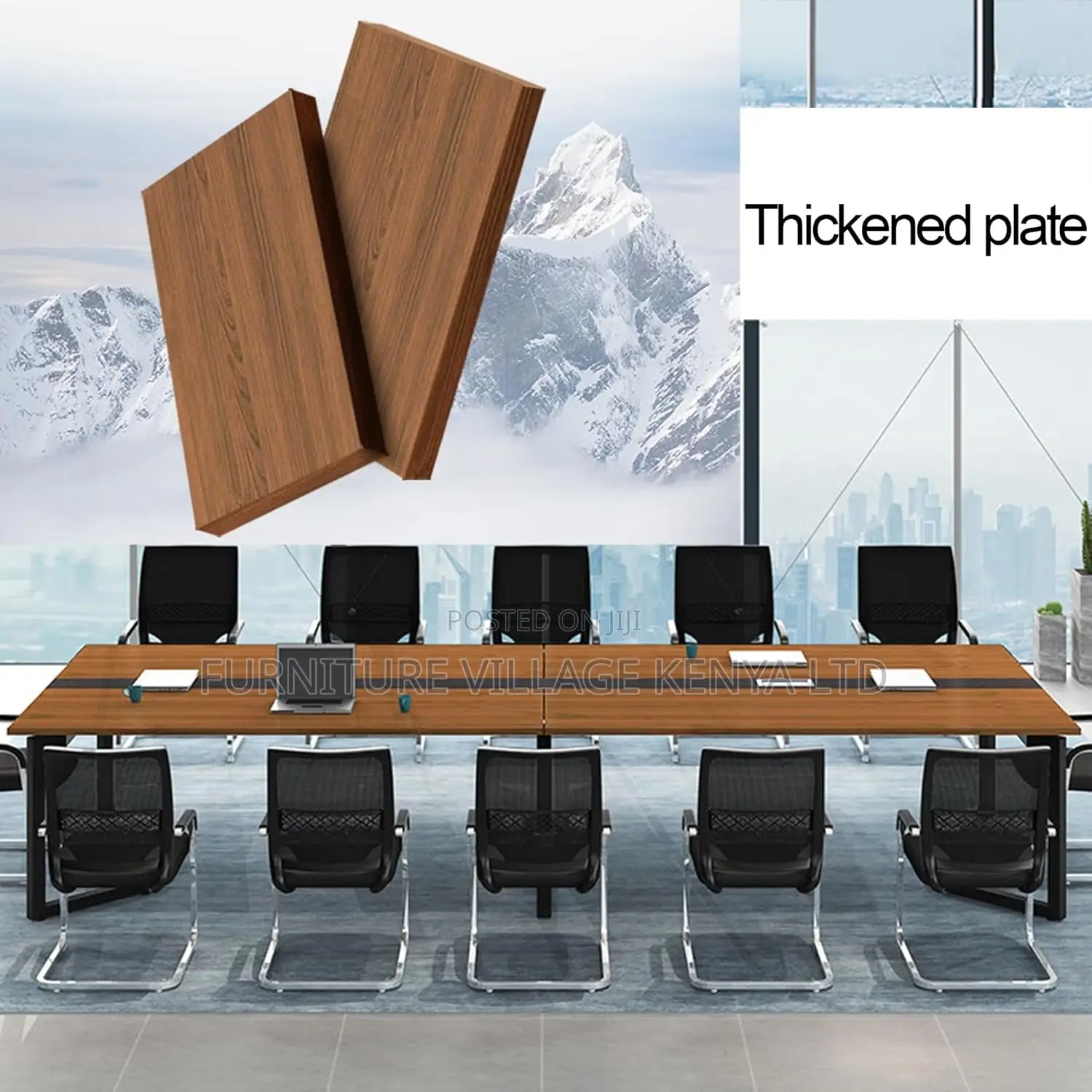 240cm Rectangular Meeting Desk, For Office Room Seminar Training Desk
