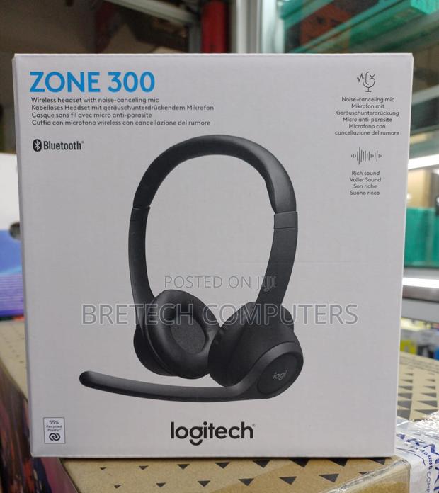 Zone 300 Logitech Bluetooth Headphone - main view