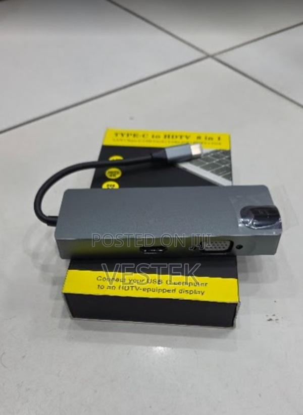 Multi-Functional 8 in 1 Usb 3.1 Type C Hub Multi Function Adapter