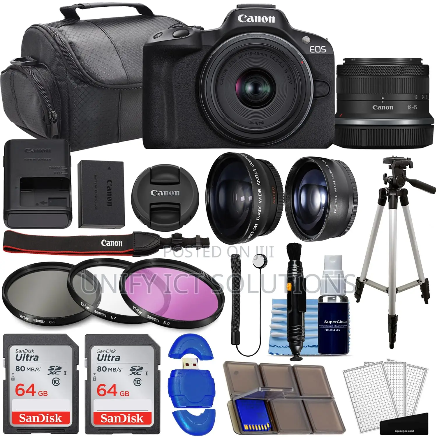 Canon Eos R50 Rf-S 18-45mm (Single) Kit