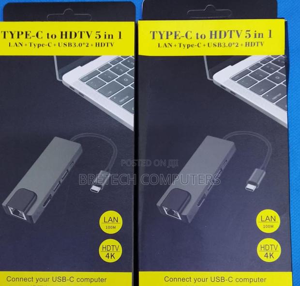 Type C 5 in 1 Adapter