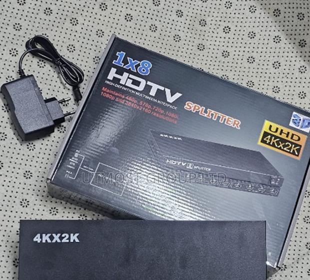 8 Way Hdmi 1x8 Splitter for Tv Monitor