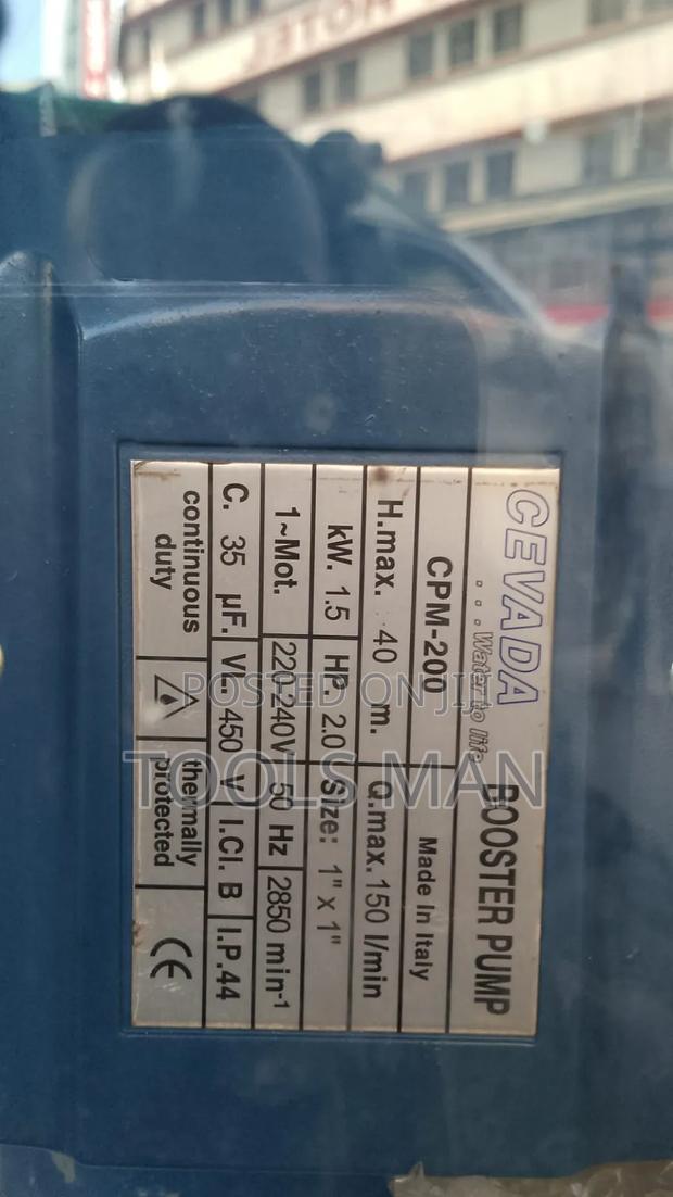 2hp Cevada Booster Pump 1.5kw 40m. - thumbnail 2
