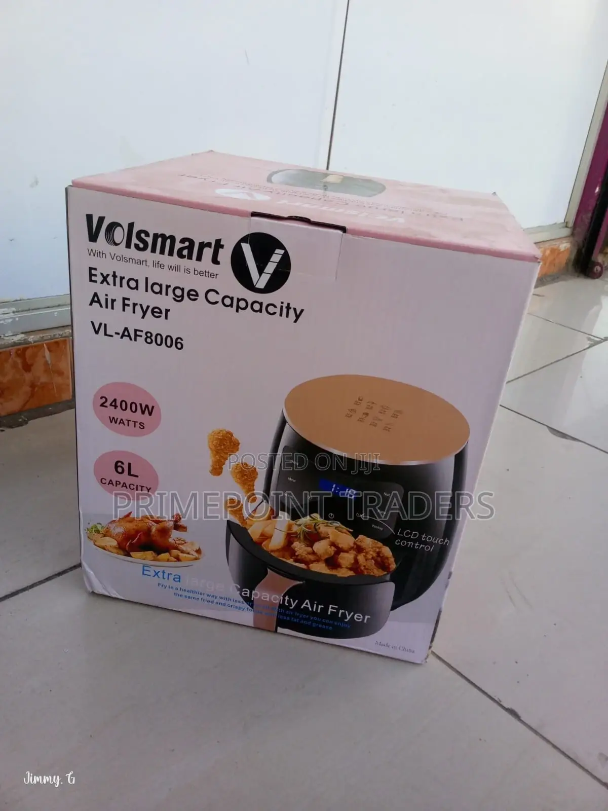 Volsmart Vl-Af8006 Digital Air Fryer – Quick Safe Cooking