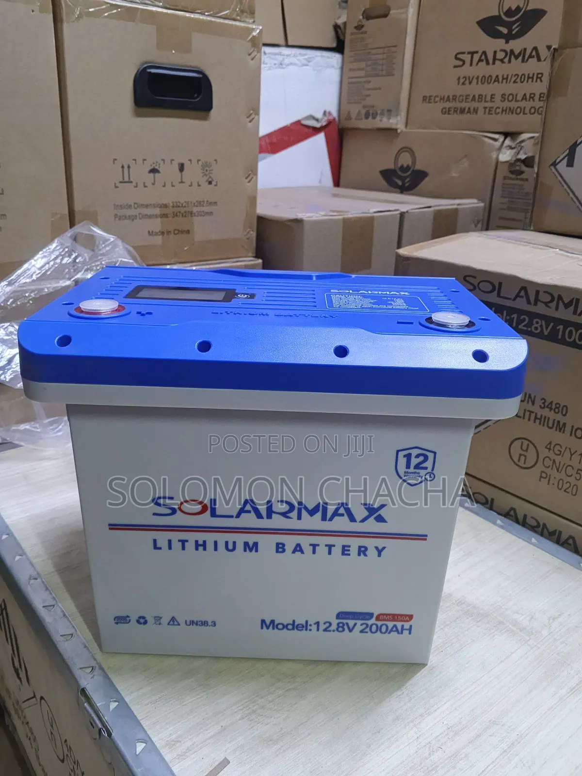 Solarmax 12v 200ah Lithium Iron Phosphate (Lifepo4) Battery