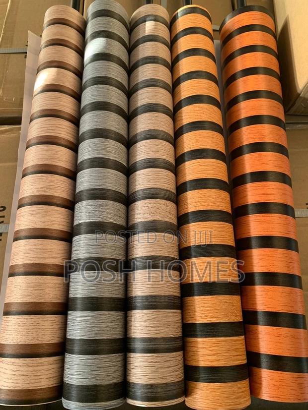 Decorative Veneer Fluted Wallpapers
