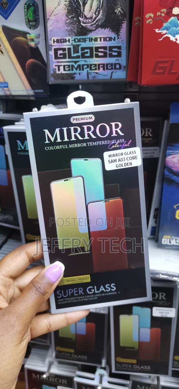 Anbzsi Mirror Tempered Glass Screen Protector Samsung Galaxy A03 Core - main view