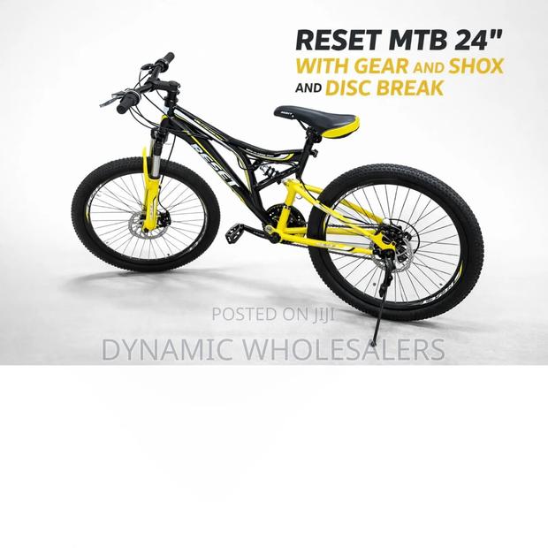 Reset MTB 24" With Gear Shox Disc Brakes Bikes