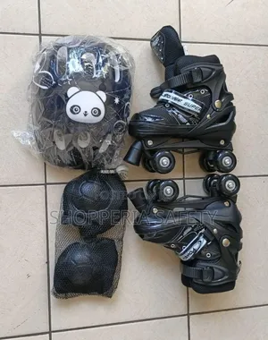 Skate Shoes With Safety Guard Set