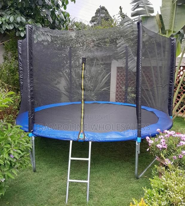 Sturdy Steel Frame Trampoline - main view