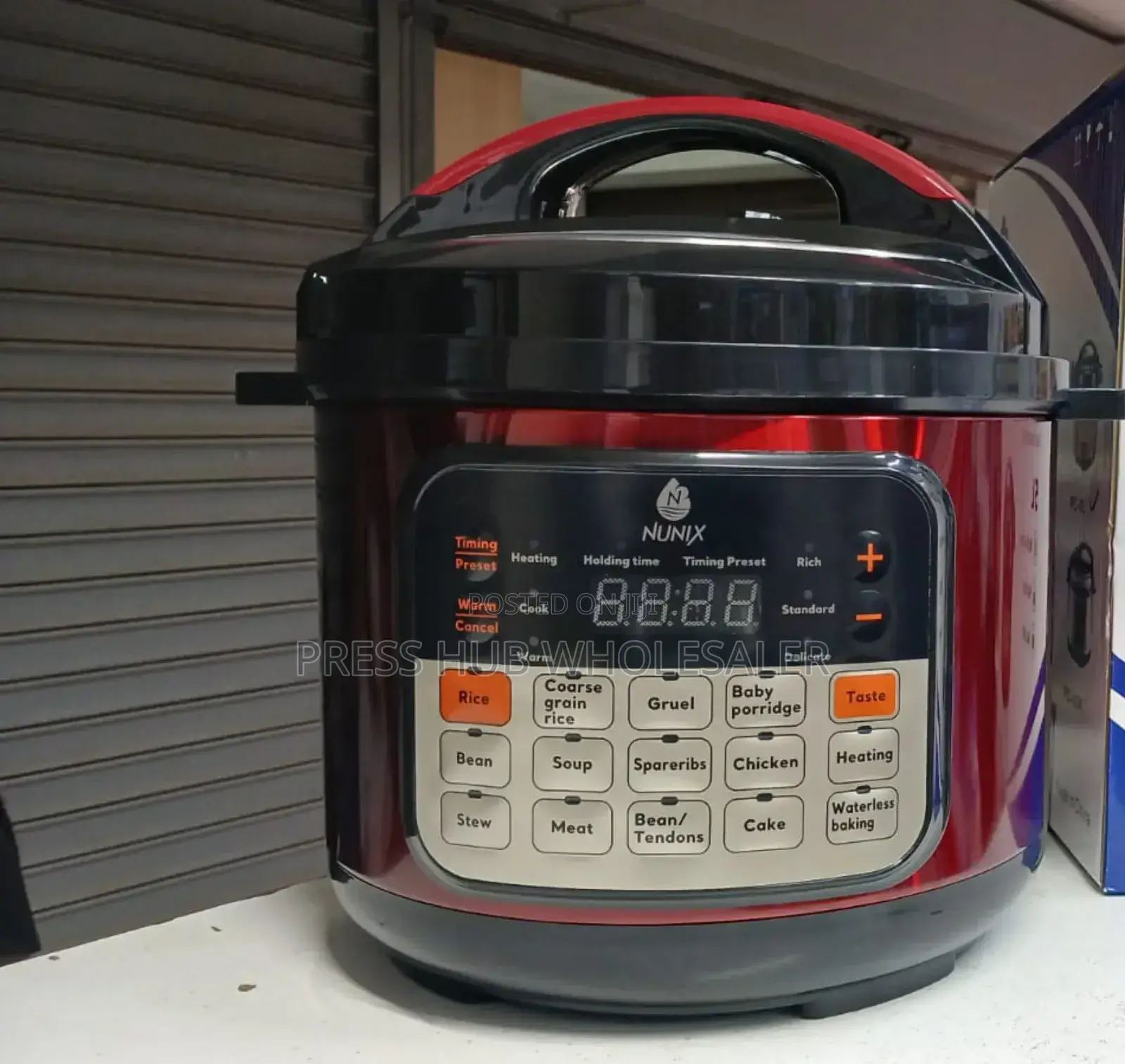 Nunix 5l Multi-Functional Electric Pressure Cooker,: 