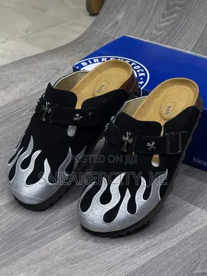 Flame X Chrome Hearts Clogs