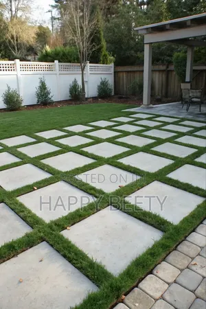 Green Realistic Grass Carpet
