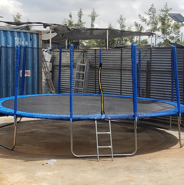 Spacious Round Jumping Trampoline - main view