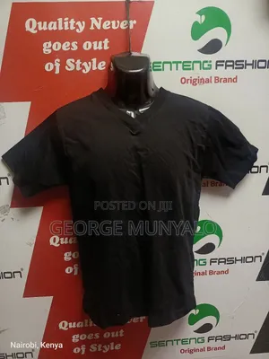 V Neck Cotton T Shirt