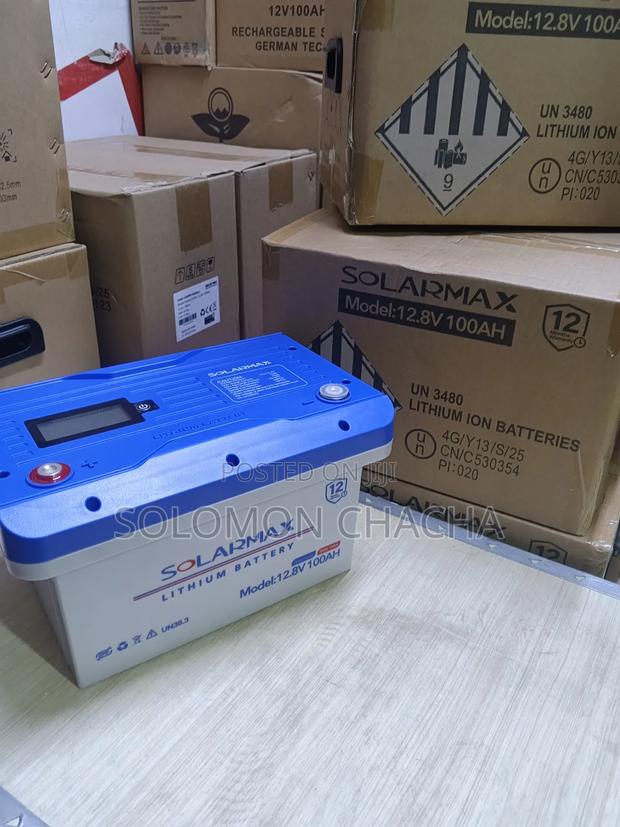 Solarmax 12.8v 100ah Lithium (Lifepo4) Battery - thumbnail 2