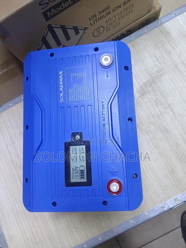 Solarmax 12.8v 100ah Lithium (Lifepo4) Battery - thumbnail 3