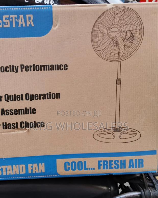 Globalstar 18′′ Pedestal Fan – Powerful Adjustable - main view