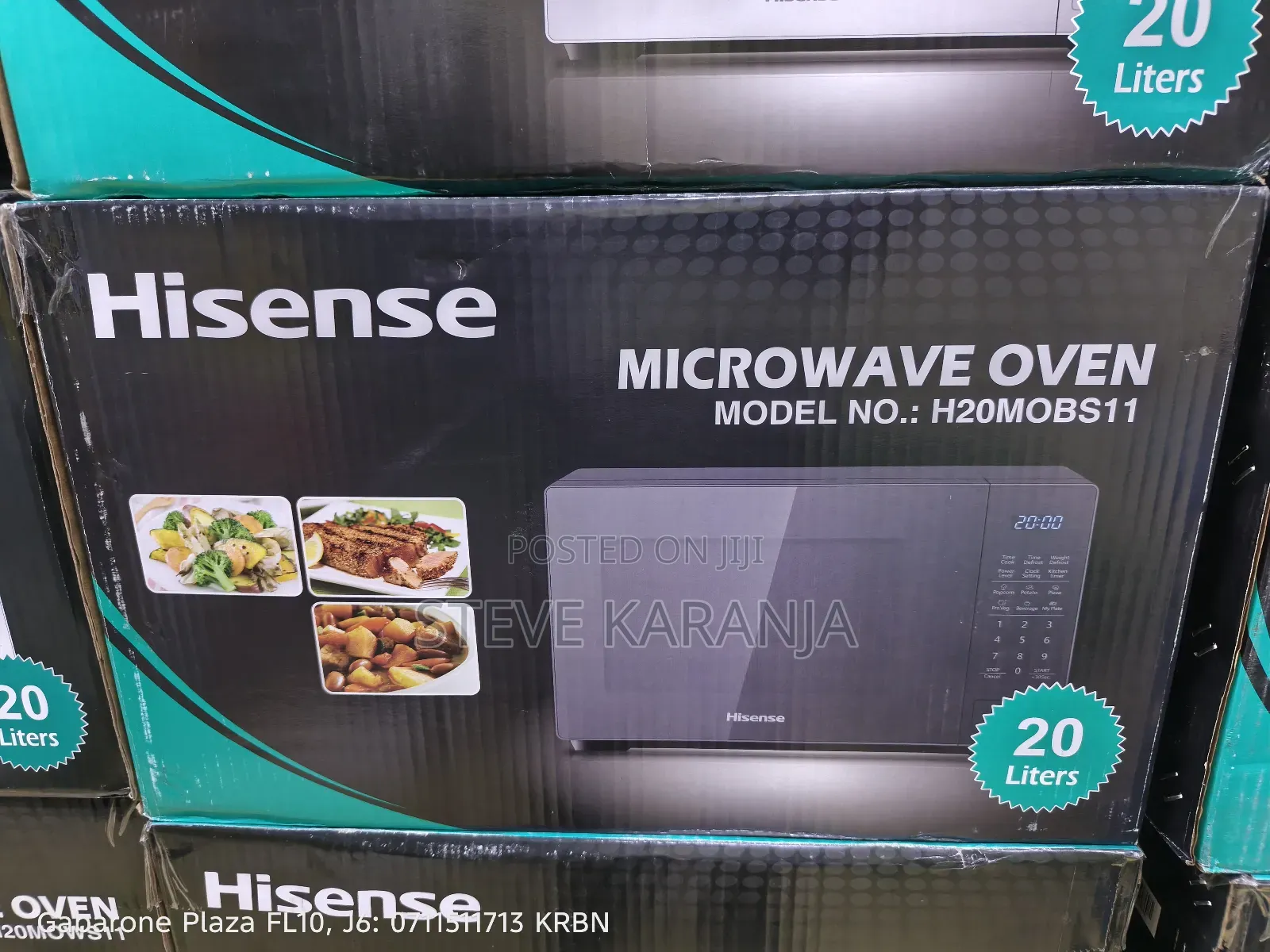 Hisense Microwave 20l Digital Black