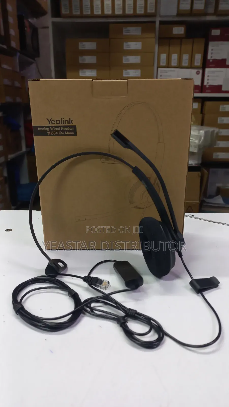 Yealink Yhs34 Lite Mono Wired Headset