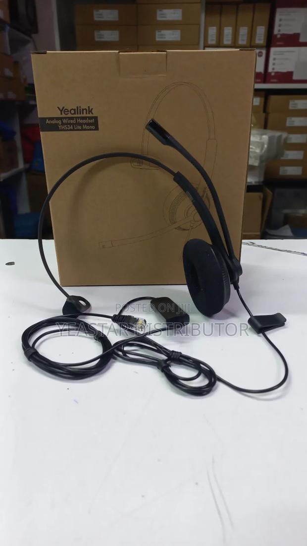 Yealink Yhs34 Lite Mono Wired Headset - thumbnail 4