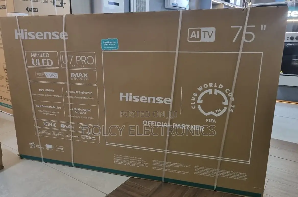 Hisense U7q Pro 75′′ Uled Mini-led 165hz Gaming Tv