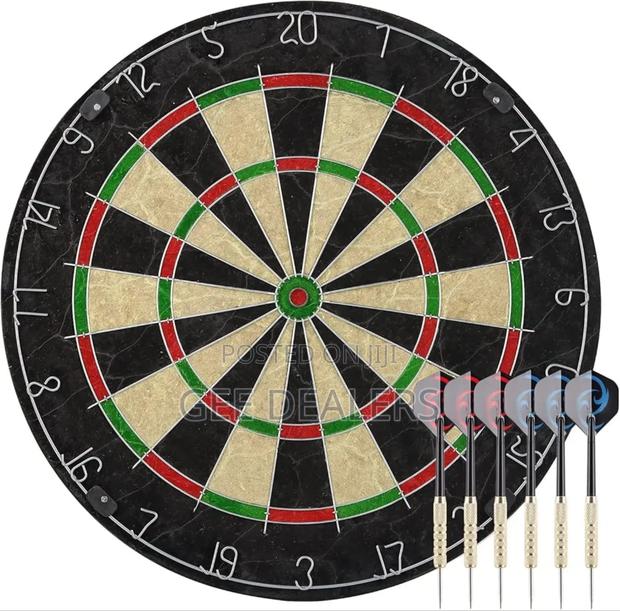 18 Inches Bristle Sisal Dart Board, Quality Dart Board With Arrows