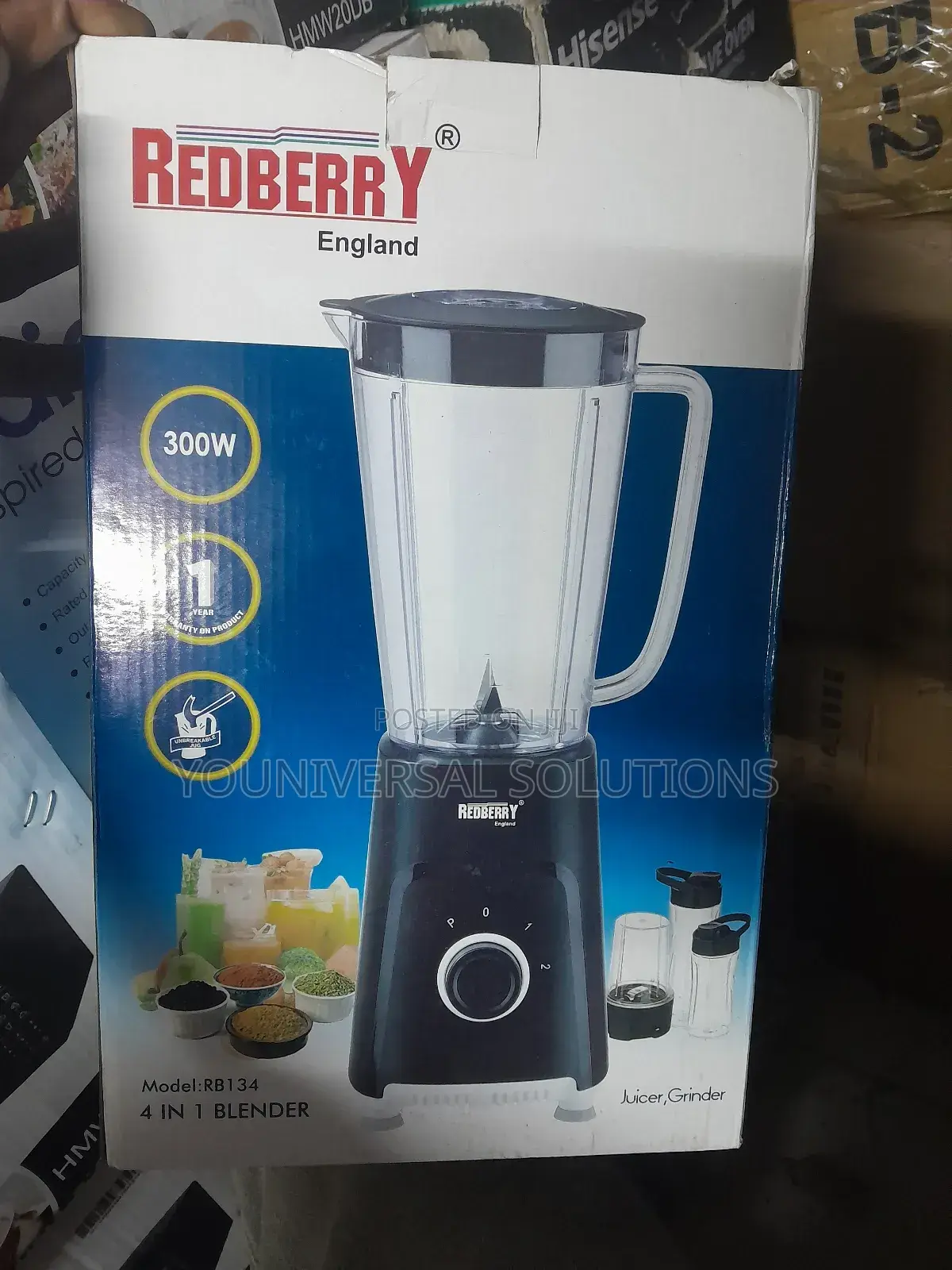 Red Berry 4 in 1 Blender