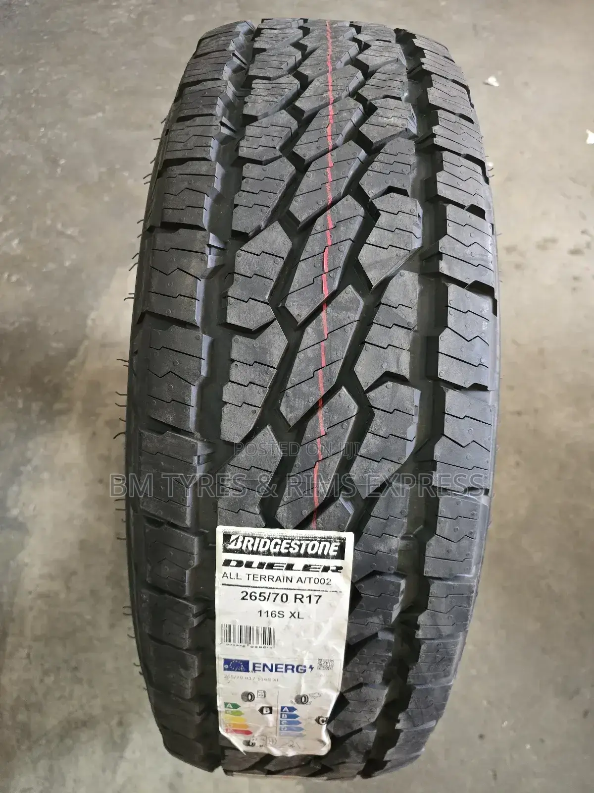 265 /70 R17 Brigstone Tyres (All Terrein)