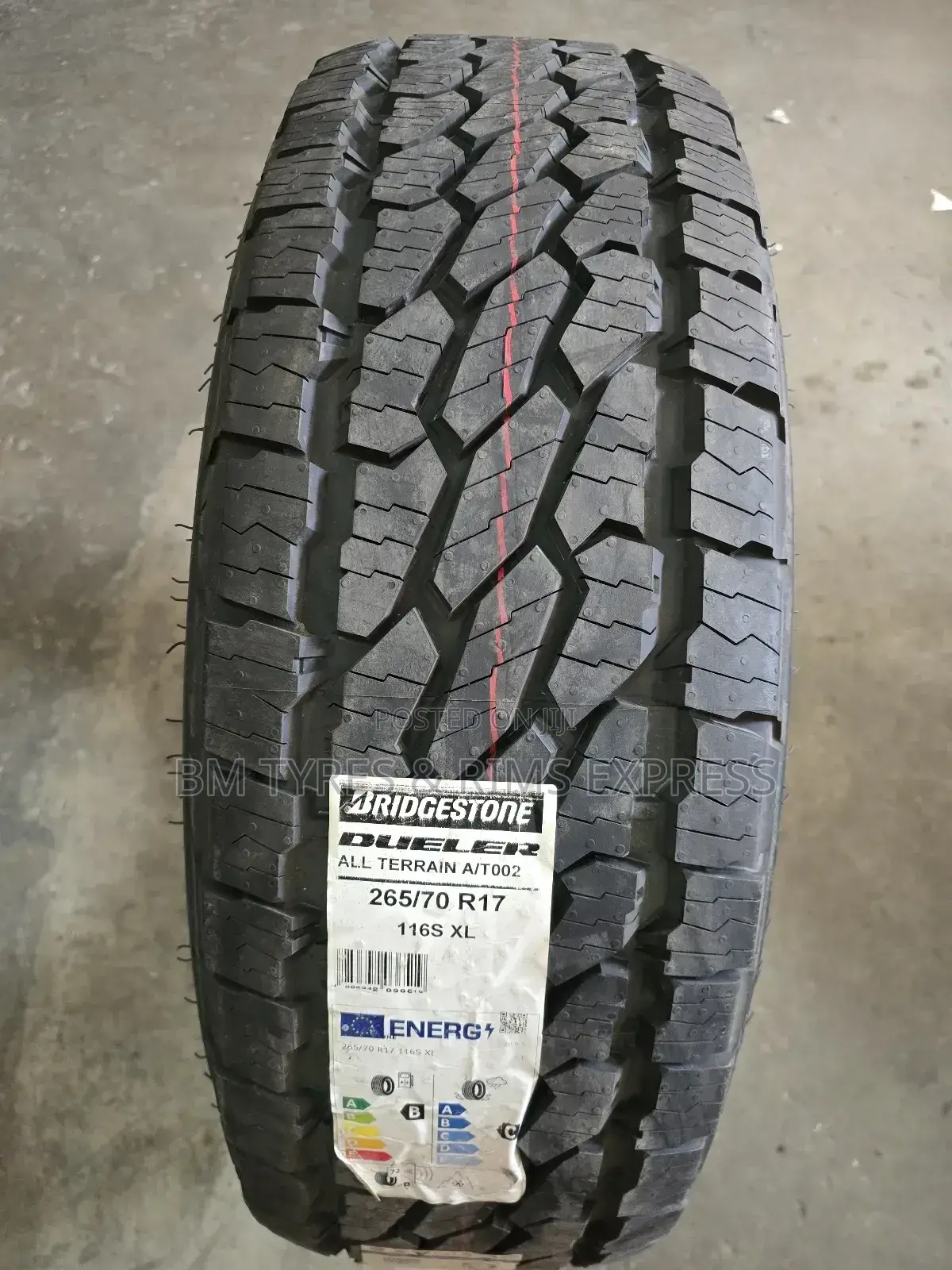 265 /70 R17 Brigstone Tyres (All Terrein)