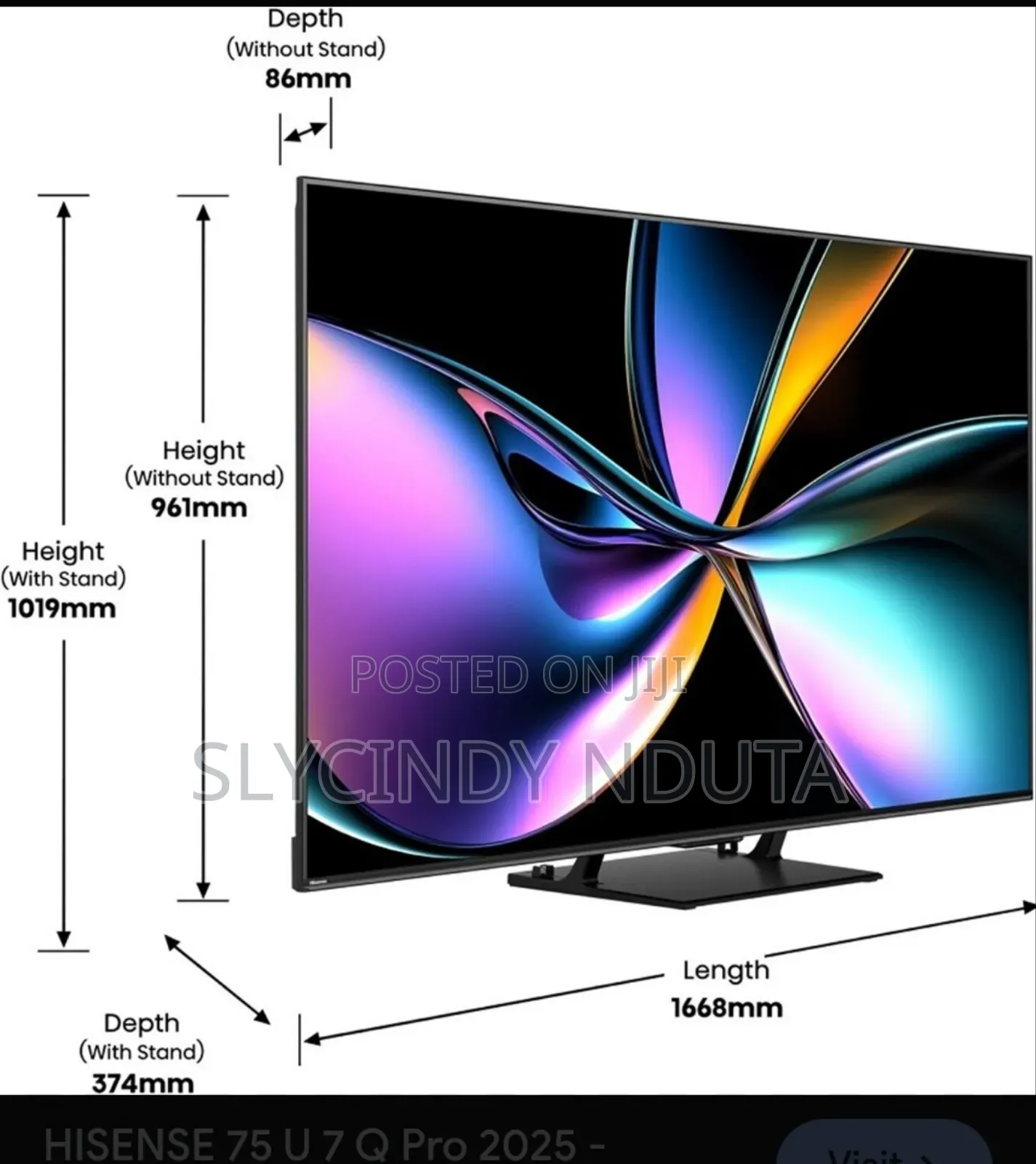 Hisense Mini Led-U7pro 75-Inch