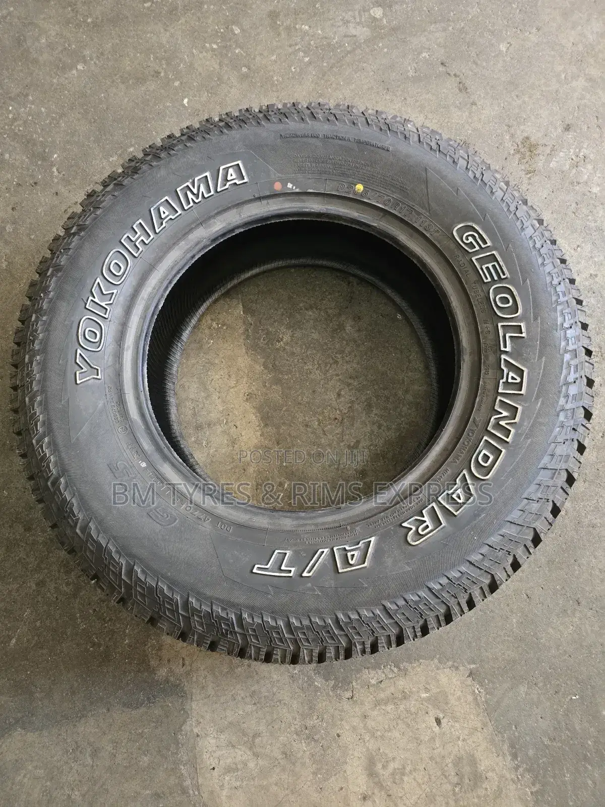 265 /70 R17 Yokohama Tyres (All Terrein)