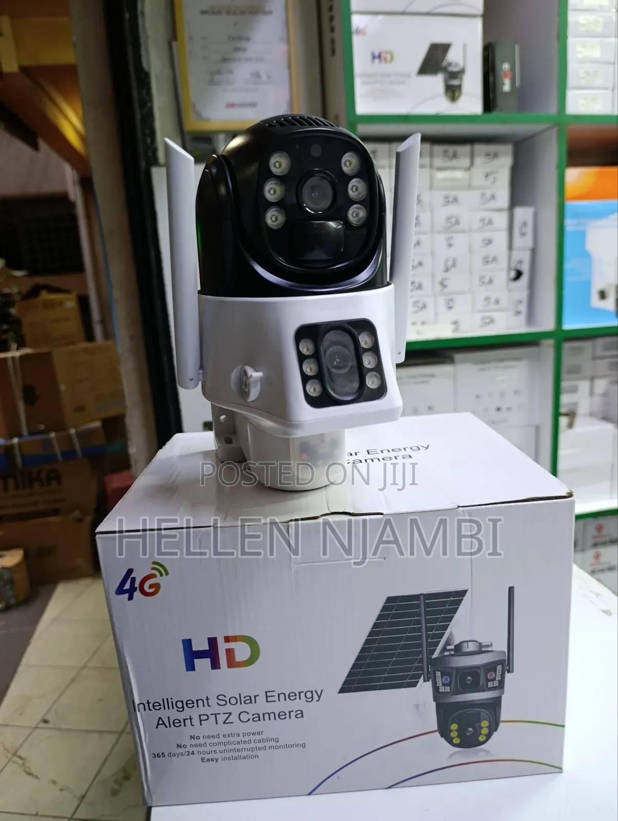 4g Hd Intelligent Solar Energy Alert PTZ Camera