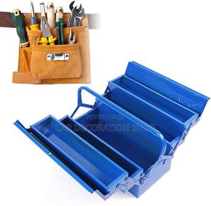 High Grade Empty Metal Empty Tool Box Kit From Home,Company,Workshop - thumbnail 2