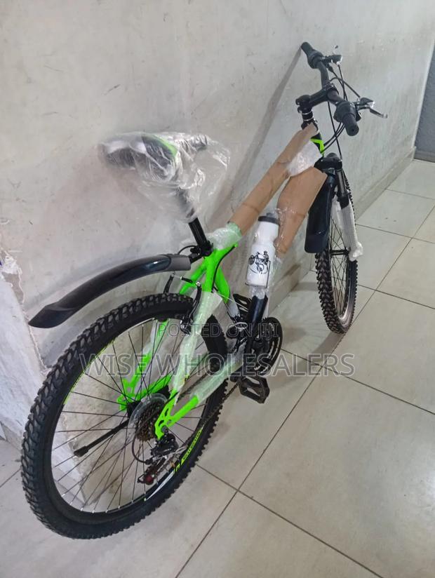 Neon Green and Black Mountain Bike Size 26