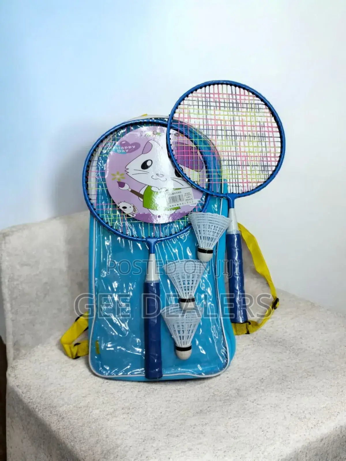 Kids Badminton Rackets With Shutters Cocks