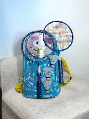 Kids Badminton Rackets With Shutters Cocks