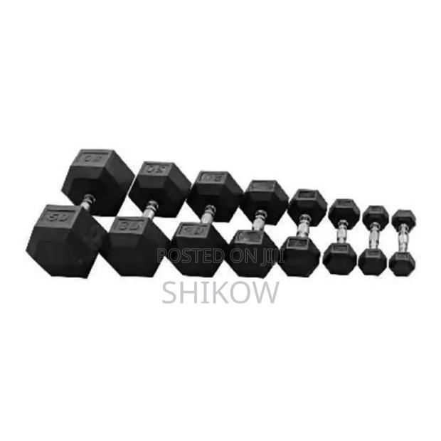 Comfortable Grip Hex Dumbbell 15kg - main view