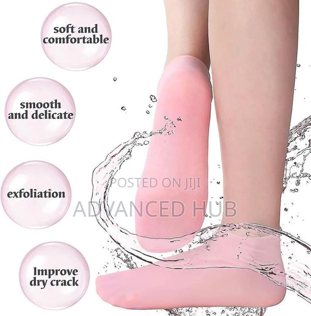 Silicon Gel Moisturizing Foot Care Socks - thumbnail 3