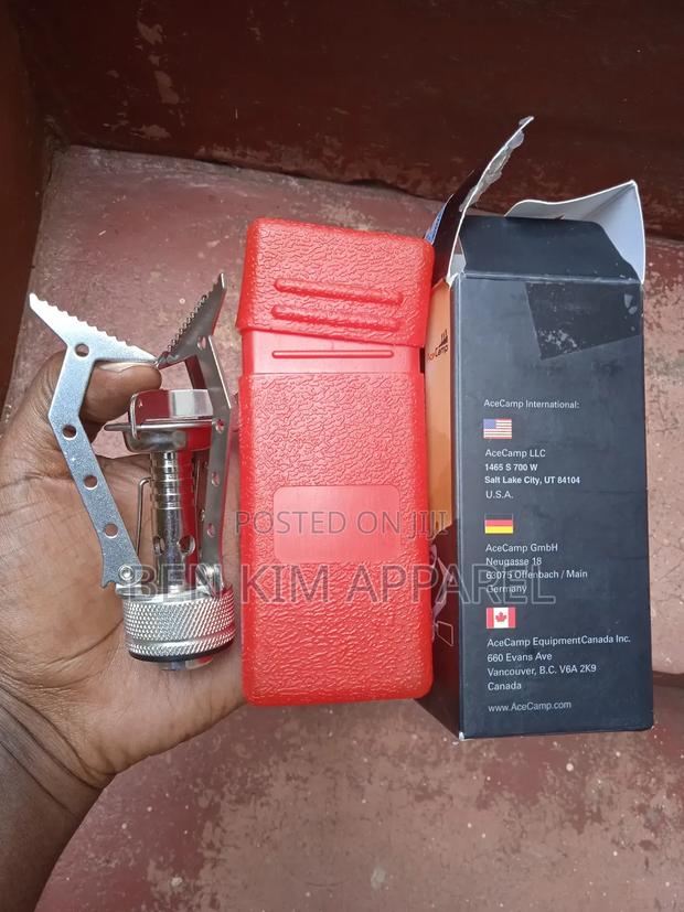 84gms Screw on Type Portable Camping Stove Stainless Steel Pocket Fit - thumbnail 5