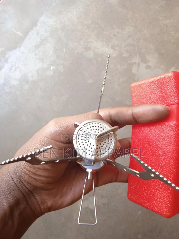 84gms Screw on Type Portable Camping Stove Stainless Steel Pocket Fit - thumbnail 3