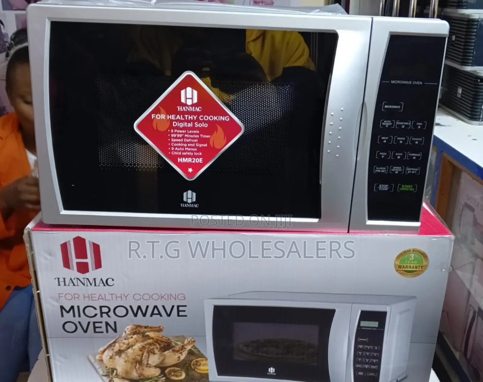 Hanmac 20 L Countertop Microwave With Digital Controls
