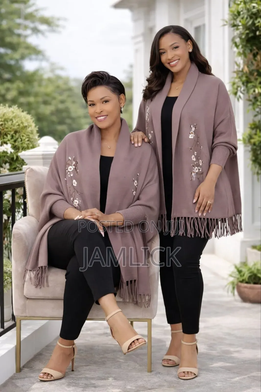 Elegant Ponchos With Sleeves - El