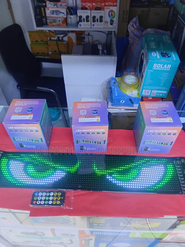 Car Led Matrix Panel Remote Control + Mobile Phone App Control - main view